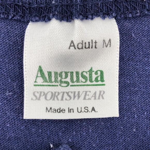 90s baseball henley tshirt Mustin Plumbing 1990s vintage - Picture 5 of 5